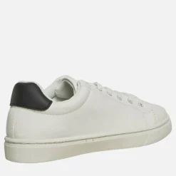 Best French Connection Drenge Contrast Heel Tennis Sneakers Hvid