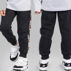 Clearance Ellesse Drenge Dominic Hættetrøje T-shirt Og Joggingbukser Sæt Sort/Grå