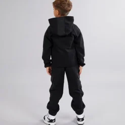 Outlet Ellesse Drenge Dylan Polarfleece Hættetrøje Og Joggingbukser Sort