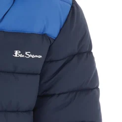 Discount Ben Sherman Drenge Farveblok Pufferjakke Deja Vu Blå