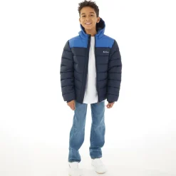 Discount Ben Sherman Drenge Farveblok Pufferjakke Deja Vu Blå