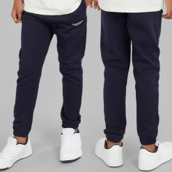 Online Crosshatch Drenge Fire Dele Hættetrøje Sweatshirt T-shirt Og Joggingbukser Sæt Navy/​Off White