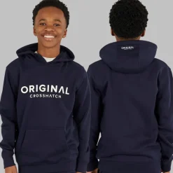 Online Crosshatch Drenge Fire Dele Hættetrøje Sweatshirt T-shirt Og Joggingbukser Sæt Navy/​Off White