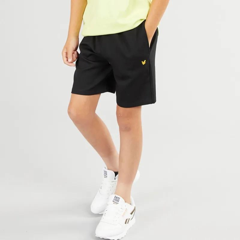 Outlet Lyle And Scott Drenge Fly Fleece Shorts Z865 Jet Sort