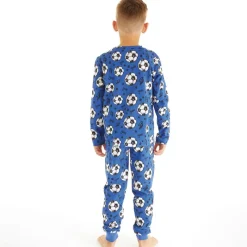 Best Threadboys Drenge Fodbold Pyjamasæt Klassisk Blå