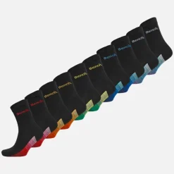 Clearance Bench Drenge Freshy 10-pak Sokker Sort/​Multi