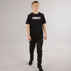 Clearance Puma Drenge Grafik T-shirt Black Sort