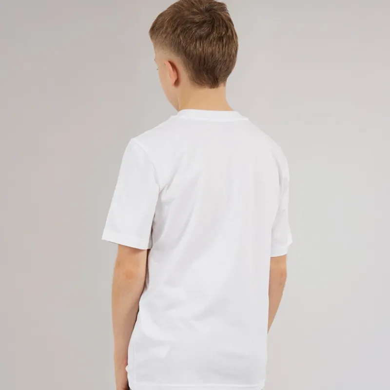 Online Puma Drenge Grafisk Camo T-shirt White