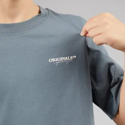 Clearance JACK & JONES Drenge Islington T-shirt Stormy Weather
