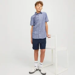 Best JACK & JONES Drenge Jaiden Campaign Hybrid Shorts Navy Blazer Lys Marineblå