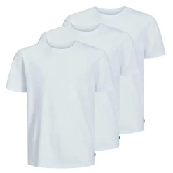 JACK & JONES Drenge økologisk tre pak t shirts Hvid