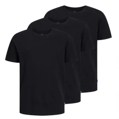 Clearance JACK & JONES Drenge økologisk tre pak t shirts Sort