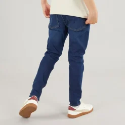 Discount Crosshatch Drenge Lige Jeans Mørkvask Blå