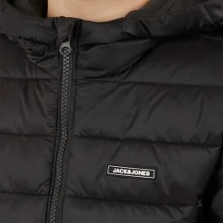 Online JACK & JONES Drenge Logan Puffer Jakke Sort