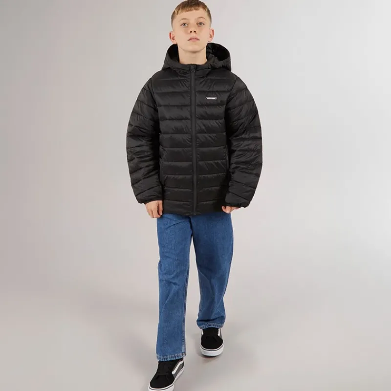 Online JACK & JONES Drenge Logan Puffer Jakke Sort