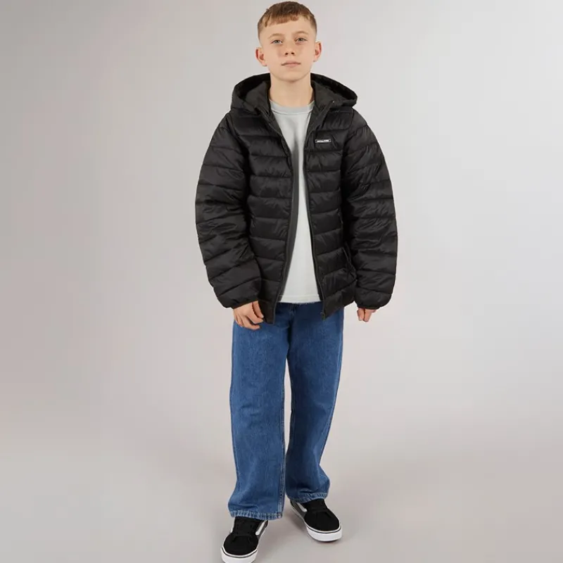 Online JACK & JONES Drenge Logan Puffer Jakke Sort