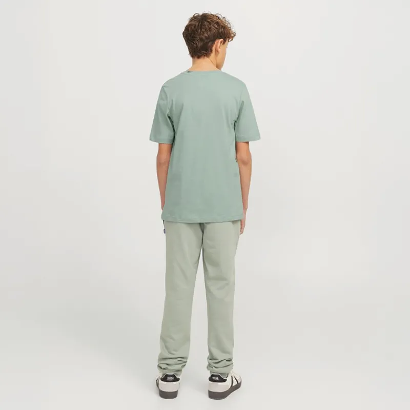 JACK & JONES Drenge Logo T-Shirt Iceberg Grøn