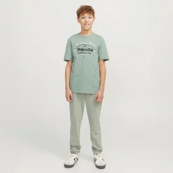 JACK & JONES Drenge Logo T-Shirt Iceberg Grøn