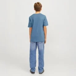 New JACK & JONES Drenge Logo T-Shirt Oceanview