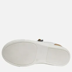 New BOSS Drenge Logo Velcro Cupsole Træningssko Hvid
