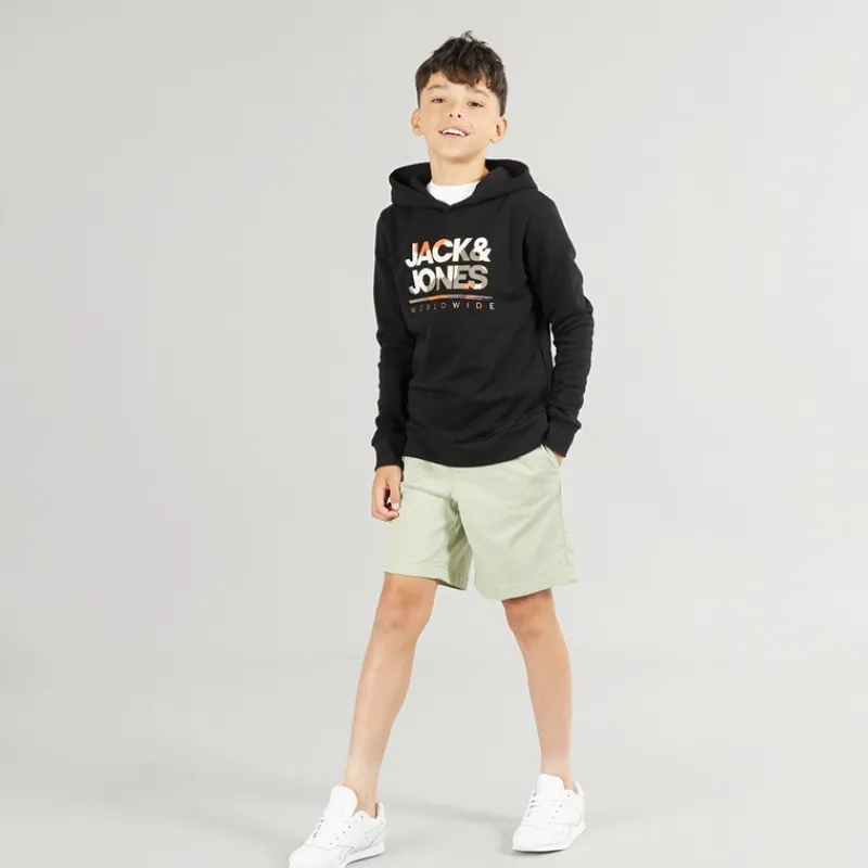 Sale JACK & JONES Drenge Luke Hoodie Sort