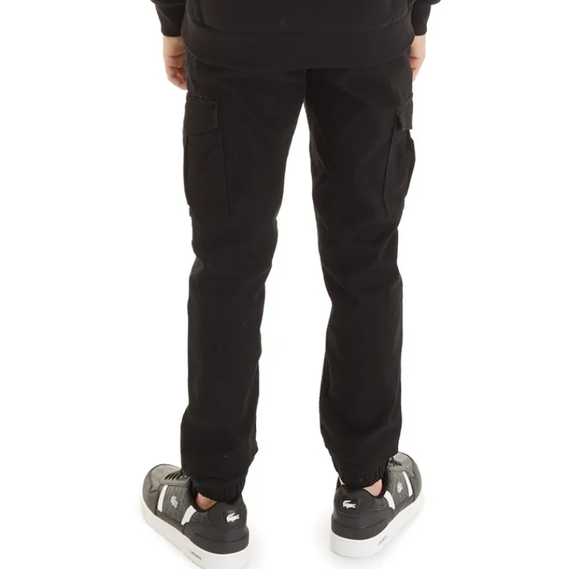Outlet JACK & JONES Drenge Marco Dean Cuffed Cargo Bukser Sort
