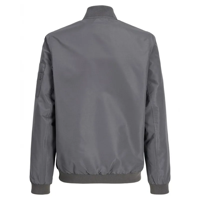 New JACK & JONES Drenge Mash Bomber Castlerock Grå