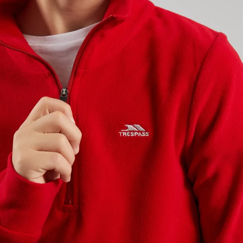 Clearance Trespass Drenge Masonville Fleece Rød Rød