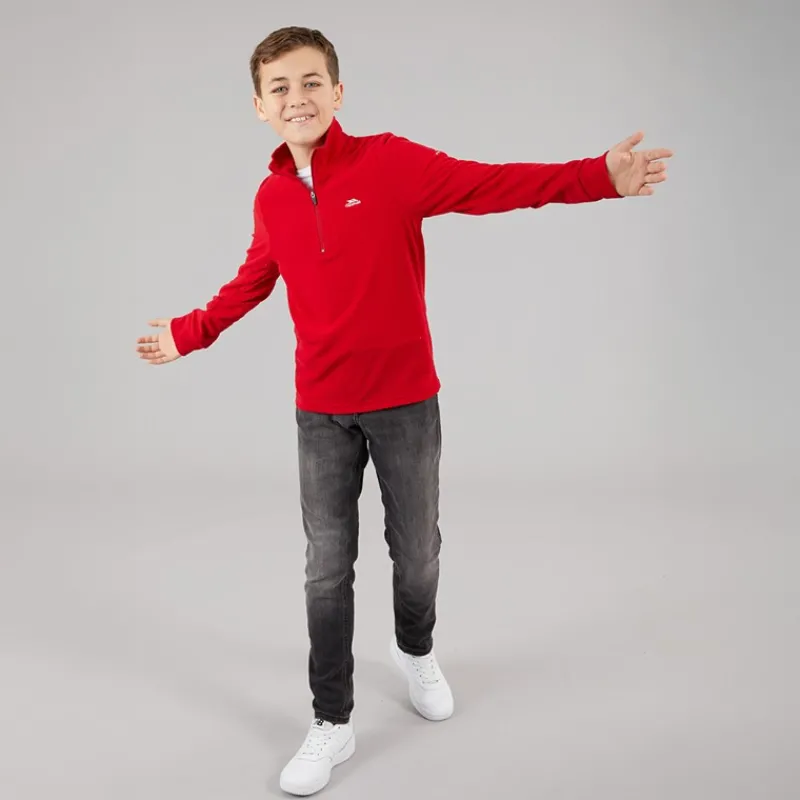 Clearance Trespass Drenge Masonville Fleece Rød Rød