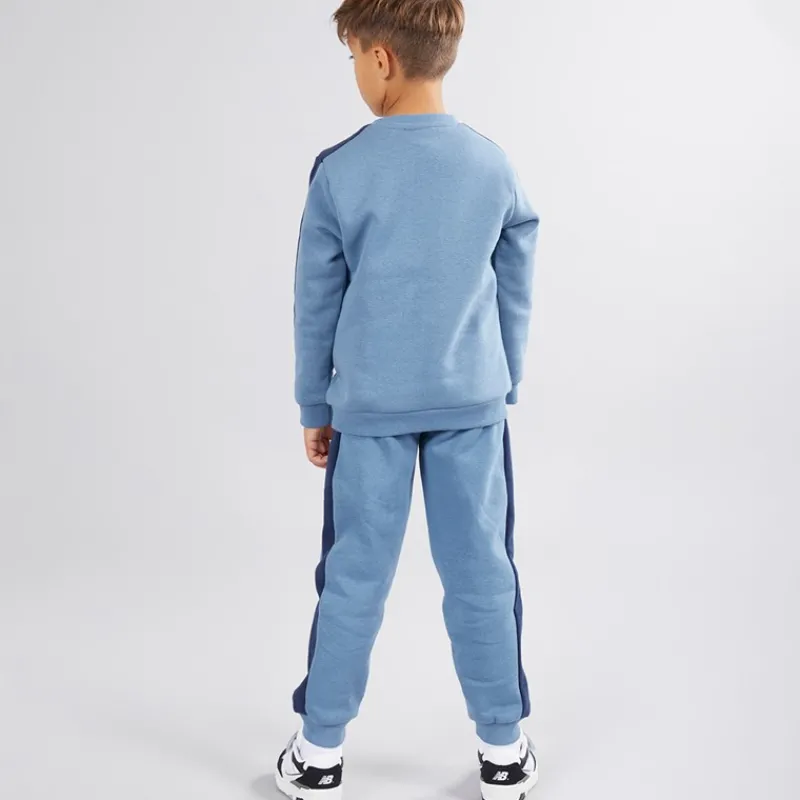 New Ellesse Drenge Orion Sweatshirt Og Joggingbukser Blå