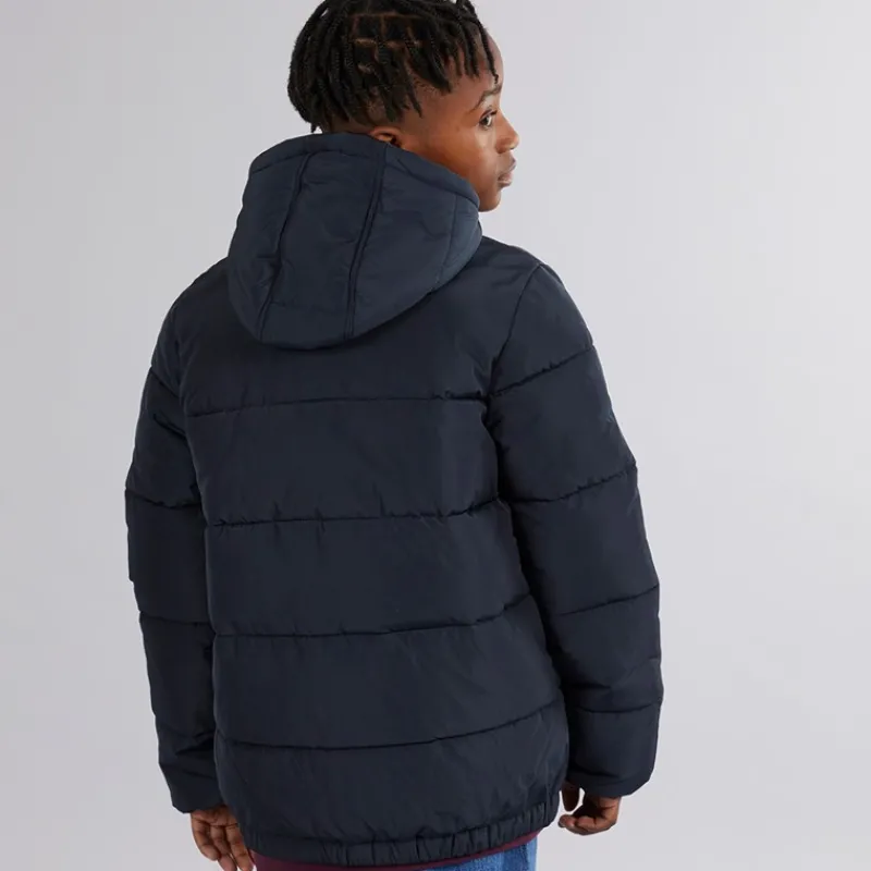 Best Lyle And Scott Drenge Quiltet Pufferjakke Z271 Mørkeblå Marineblå