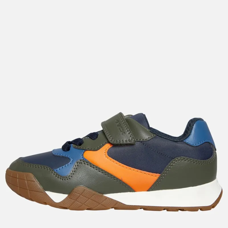 Sale GEOX Drenge Rann Trænere Military/Orange