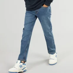 New Brave Soul Drenge Reg Fit Jeans Mellemblå Mellemblå