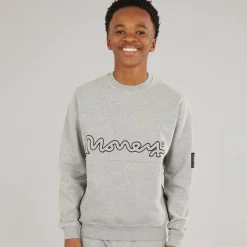 Sale Money Drenge Relex Crew Sweatshirt Grå