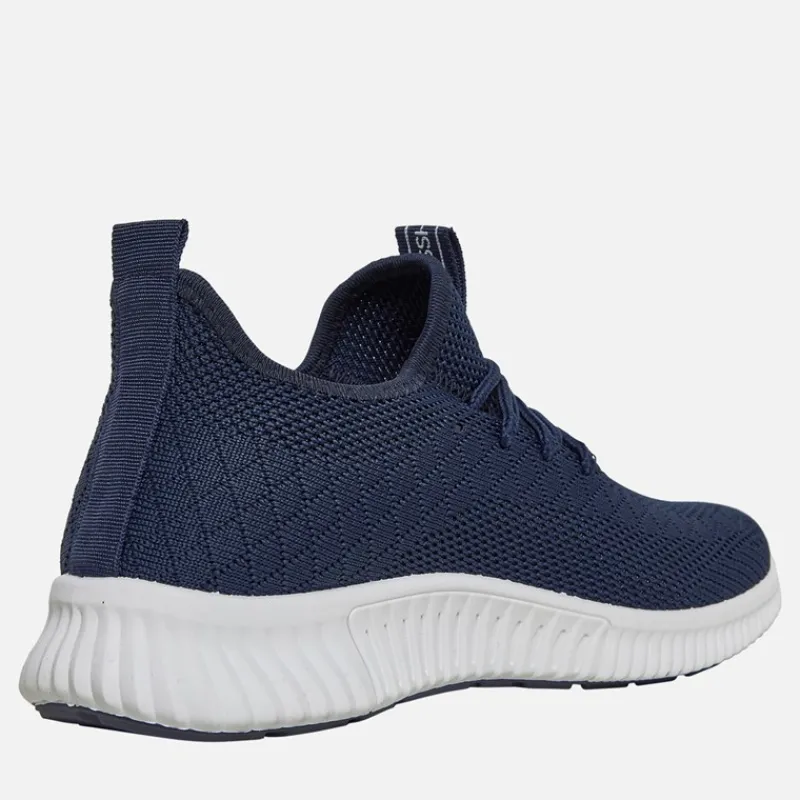 Crosshatch Drenge Rideout Sneakers Flade Marineblå