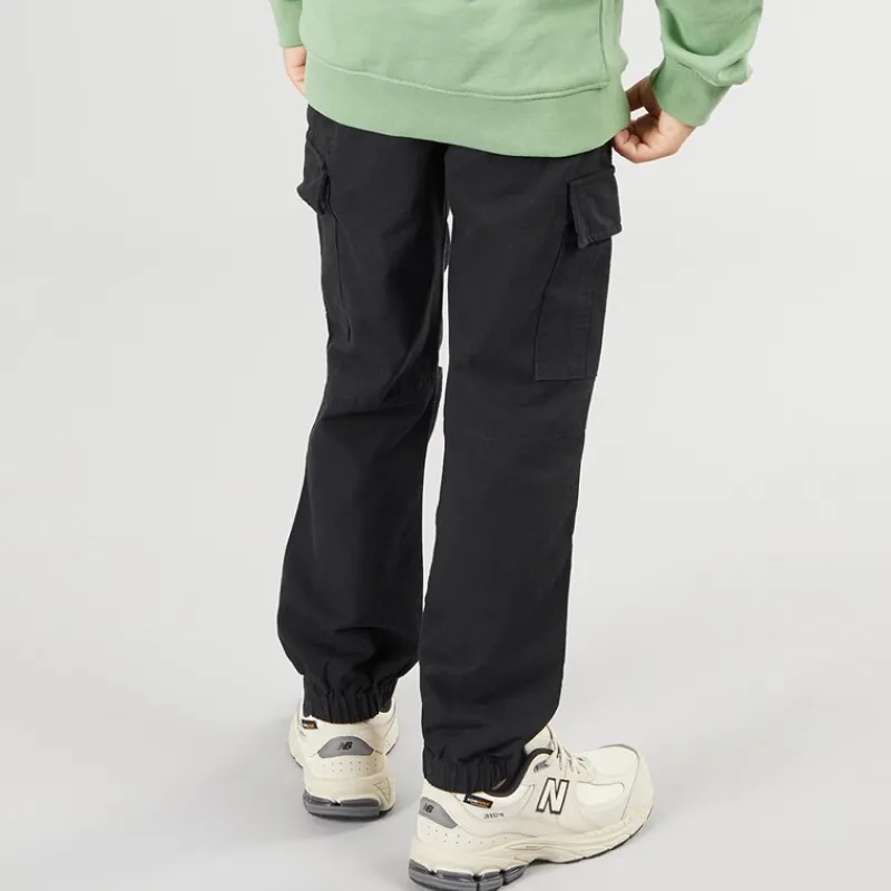 Discount Lyle And Scott Drenge Ripstop Cargo Bukser med Elastik Z865 Jet Sort