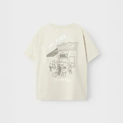New Name It Drenge Saldur T-shirt Brown Rice