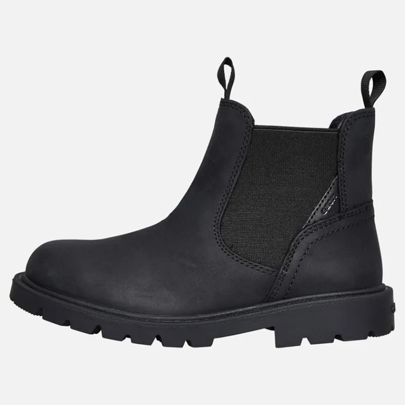 New GEOX Drenge Shaylax Chelsea støvler Sort