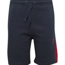 U.S. POLO ASSN. Drenge Sliced Side Shorts af jerseystof Blå