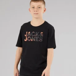 Best JACK & JONES Drenge Splash Corp Logo T-shirts Sort