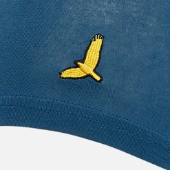 Brave Soul Drenge Syv Pak Boksershorts Navy /​ Teal /​ Printet Check Flerfarvet