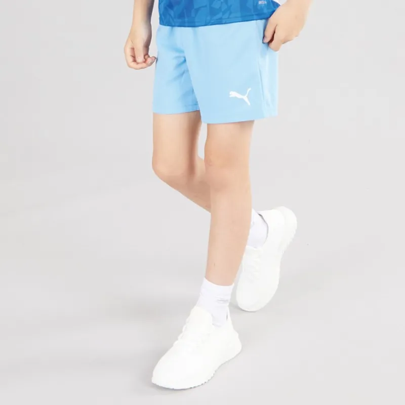 Online Puma Drenge teamRISE Trænings Shorts Team Lyseblå / Hvid Blå