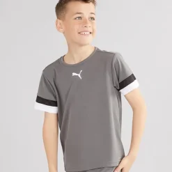 Puma Drenge teamRISE Træningstrøje Smoked Pearl / Sort / Hvid Grå