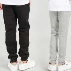 Online JACK & JONES Drenge Thomas Joggingbukser 2-pak Lys grå Melange/​Sort