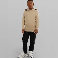 Online ONLY & SONS Drenge Tom Hættetrøje White Pepper