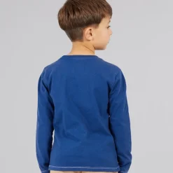 New Guess Drenge T-shirt Blue Lily