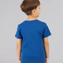 Hot Guess Drenge T-shirt Blue Lily