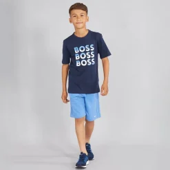 Best BOSS Drenge T-Shirt Navy Marineblå