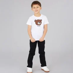 Clearance Guess Drenge T-shirt Pure White