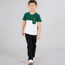 Outlet Guess Drenge T-shirt Throwback Green